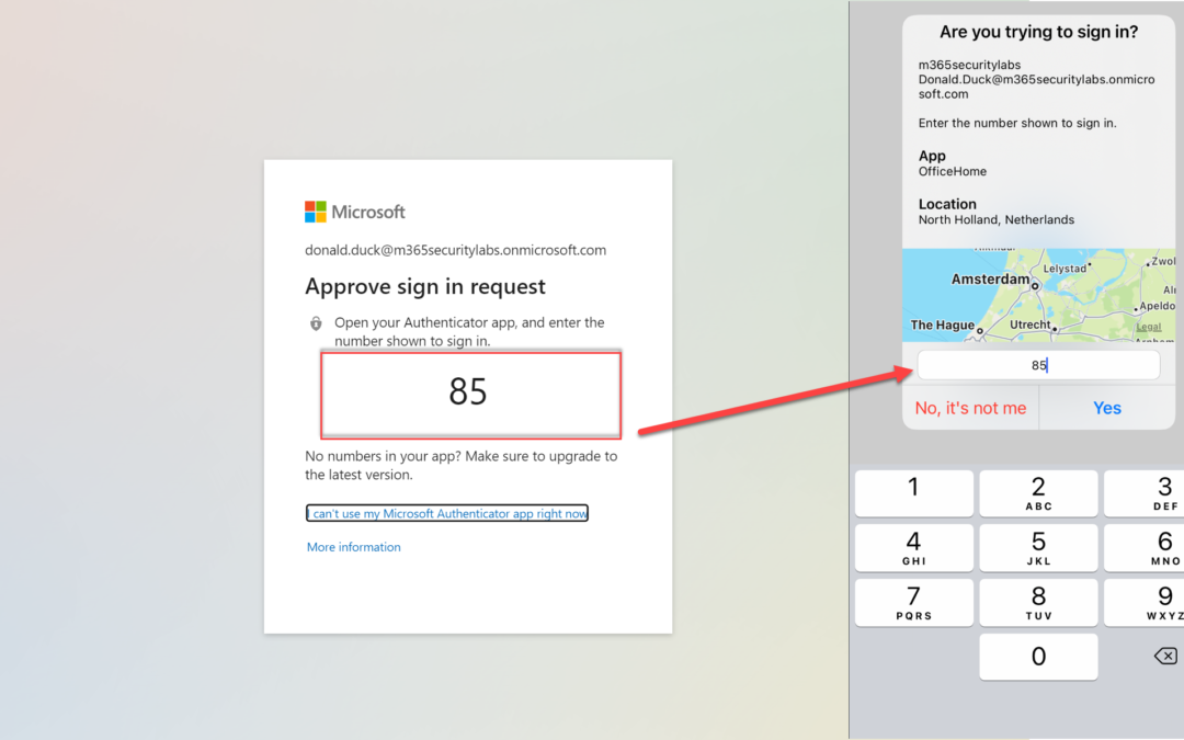 Nummerkoppeling vanaf februari 2023 standaard in Microsoft Authenticator